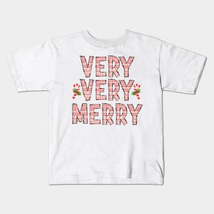 Very Very Merry Christmas Kids T-Shirt